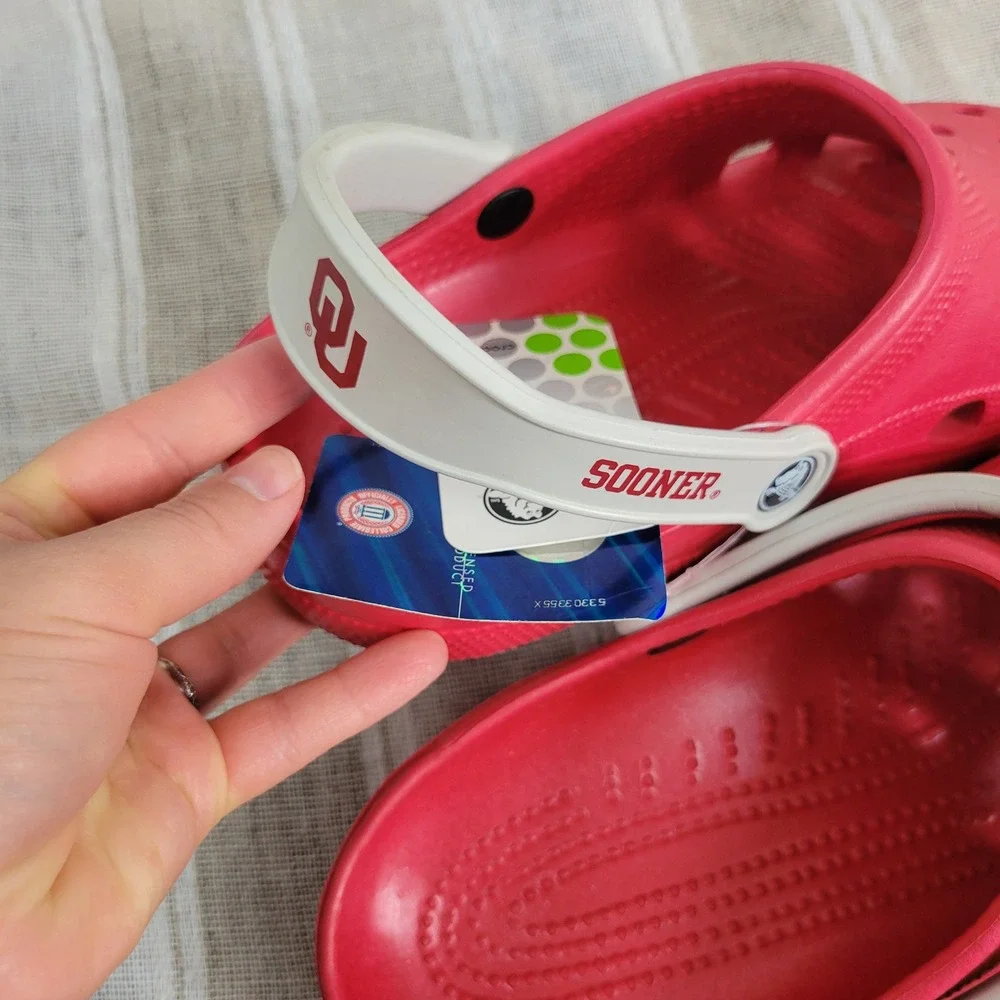 NEW Crocs Ohio State Clogs Shoes‎ Red White Size XXL Men's 12-13